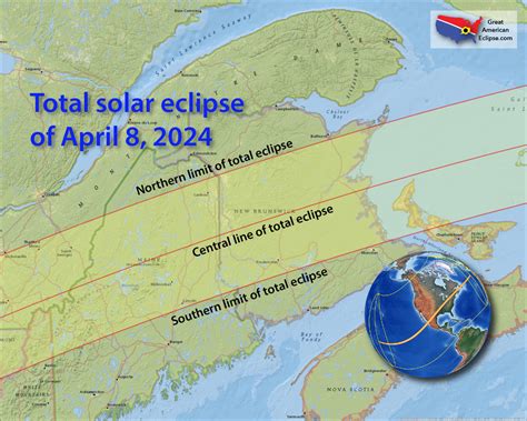 eclipse 2024 path of totality map new england